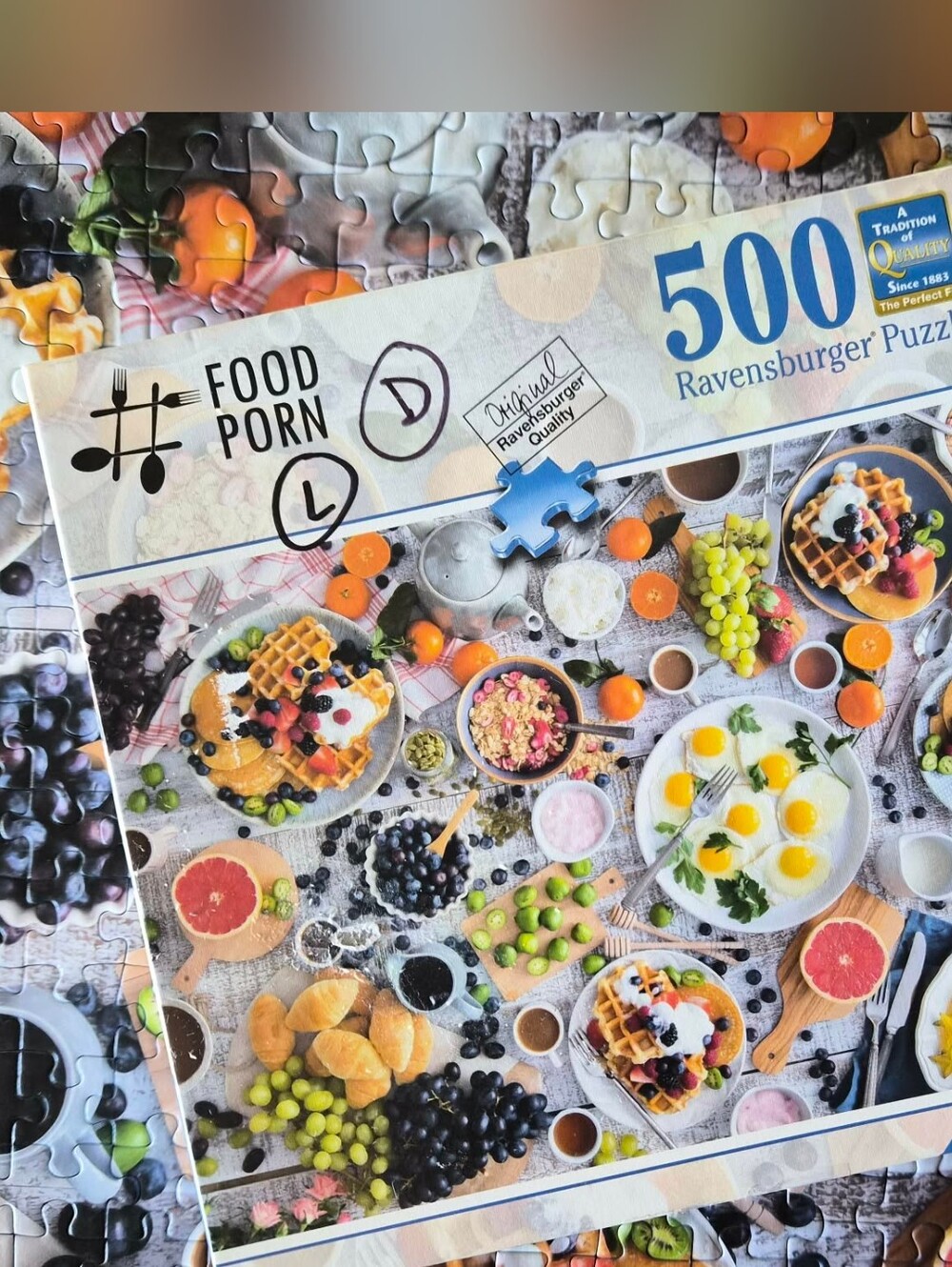 Ravensburger Colorful Breakfast Brunch Puzzle